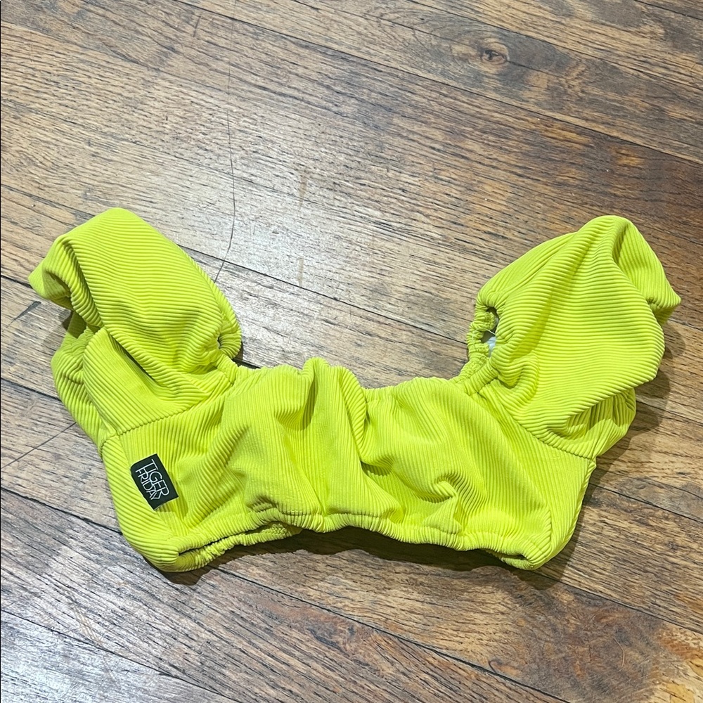 Tiger Friday CL Neon Yellow Dance Top